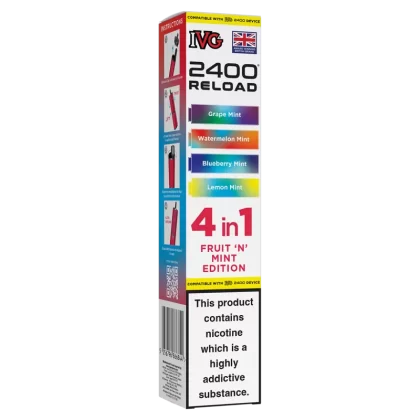 Fruit 'N' Mint Edition IVG 2400 Refill Pods - Ecigwizard