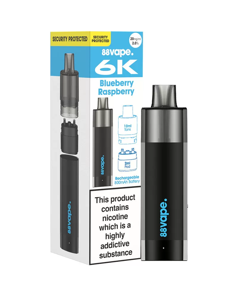 88Vape 6K Pod Kit - Fresh Mint - Image 2