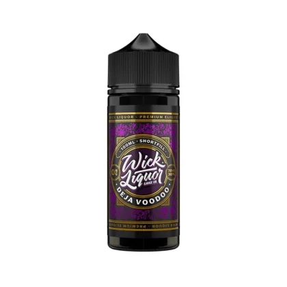 Wick Liquor 100ml E-Liquid Shortfill Deja Voodoo - Nicotine Strength#0mg (5132FF)
