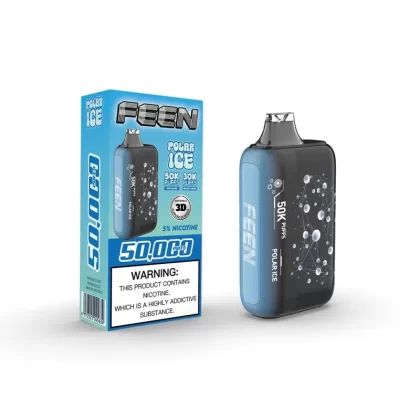 Feen Disposable (50000 Puffs) - FLAVORS#Blue Razz Ice>Cherry Bomb>Frozen Pina Colada>Ice Mint>Juicy Peach Ice>Kiwi Watermelon>Mango Colada>Mexico Mango>Polar Ice>Sour Apple Ice>Strawberry Ba