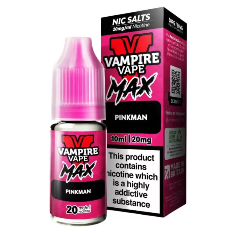 Pinkman VV Max Nic Salt E-Liquid by Vampire Vape (10ml) - 10mg