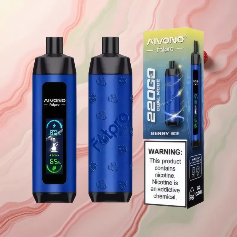 Aivono Aim Fatpro 22000 Berry Ice 5% Nicotine 600mAh 28ml - Image 2