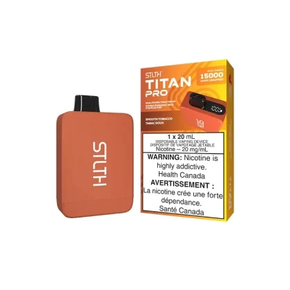 STLTH TITAN PRO DISPOSABLE – SMOOTH TOBACCO