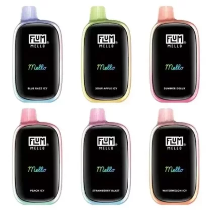 FLUM Mello 20000 Disposable - Blue Razz Icy, Cool Mint