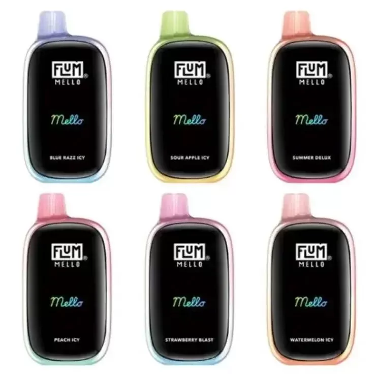 FLUM Mello 20000 Disposable - Blue Razz Icy, Cool Mint