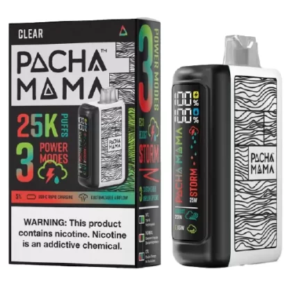Clear Disposable Vape (25000 Puffs) by Pachamama 25K
