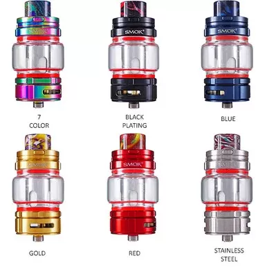 SMOK TFV16 Mesh Tank - Color#7-Color>Black Plating>Blue>Gold>Red>Stainless Steel