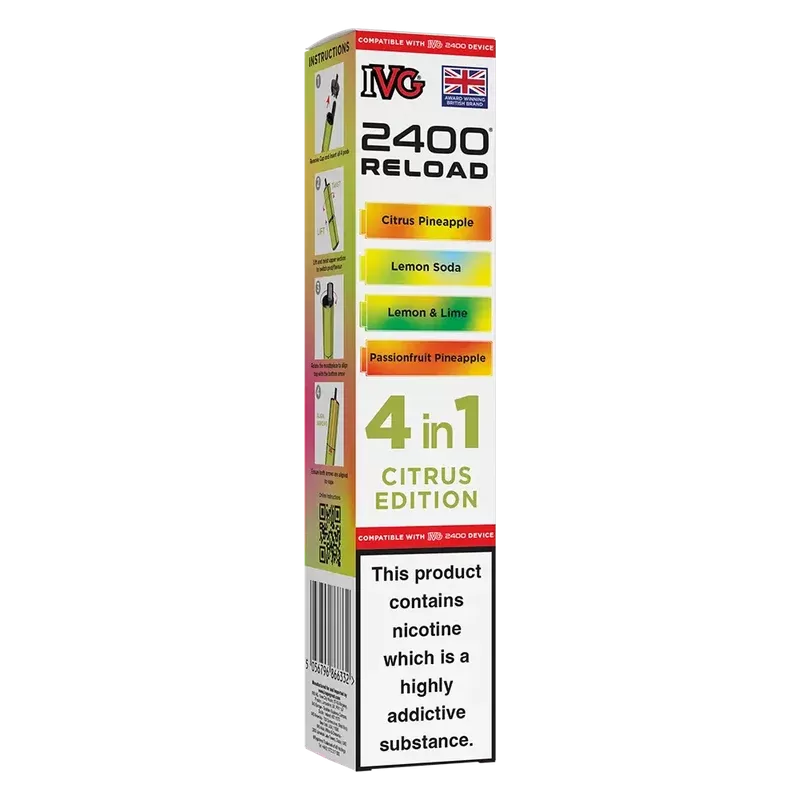 IVG 2400 Reload 4in1 Citrus Edition Prefilled Pods