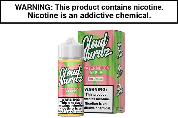 WATERMELON APPLE BY CLOUD NURDZ 100ML - Vapejuice