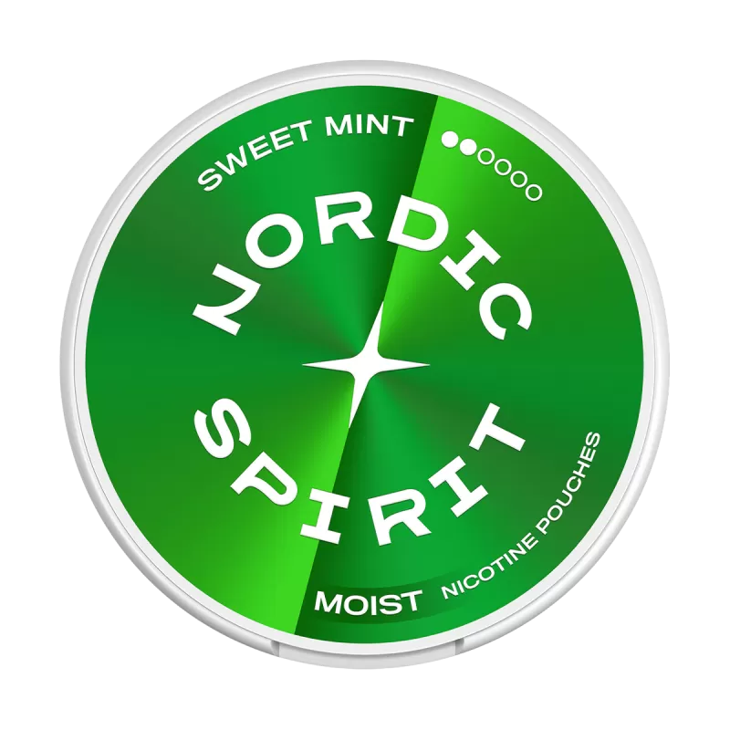 Sweet Mint Nordic Spirit Nicotine Pouches - 9mg - Vape Product (7A1102)
