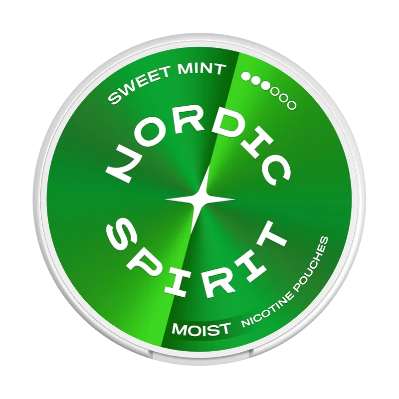 Sweet Mint Nordic Spirit Nicotine Pouches - 9mg - Vape Product (7A1102) - Image 2