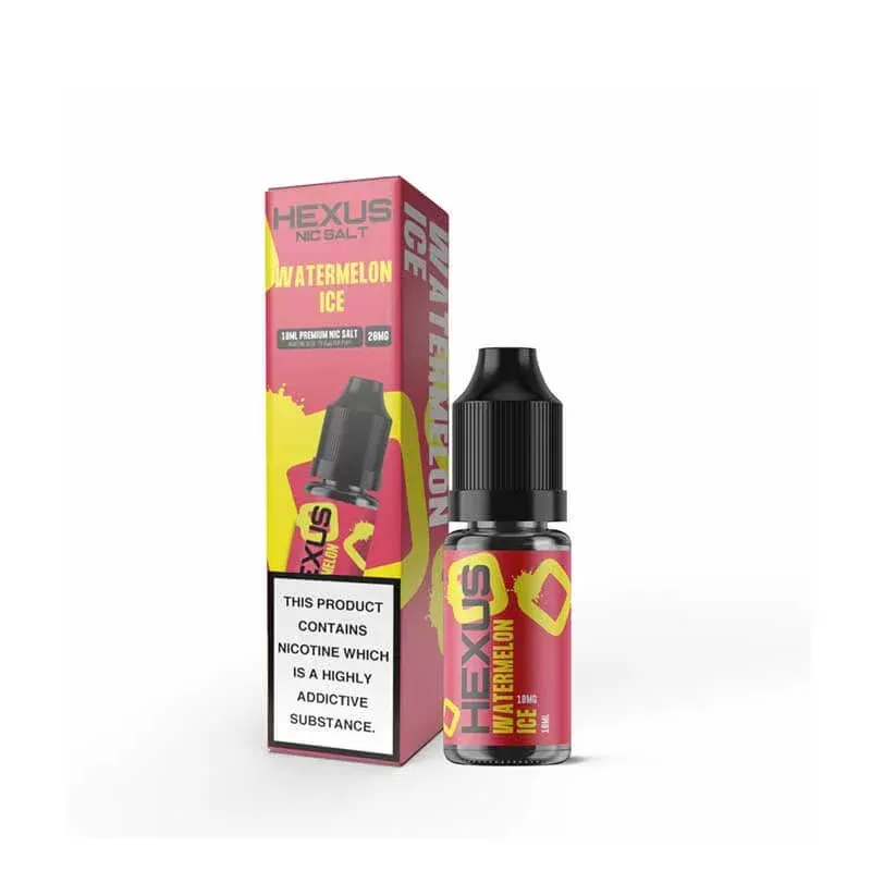 Watermelon Ice Hexus Nic Salts – 10mg/20mg (4 or 10 Packs)