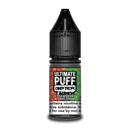Ultimate Puff Candy Drops Strawberry Melon 10ml Vape Juice - 10 Pack - Strength 3mg