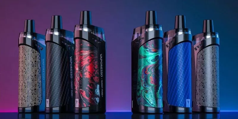 VAPORESSO TARGET PM80 POD MOD KIT - color#Black>Brown>Blue>Red>Green