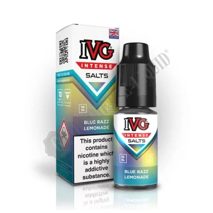 Blue Razz Lemonade by IVG Intense Salts - Nicotine Strength#10mg>20mg