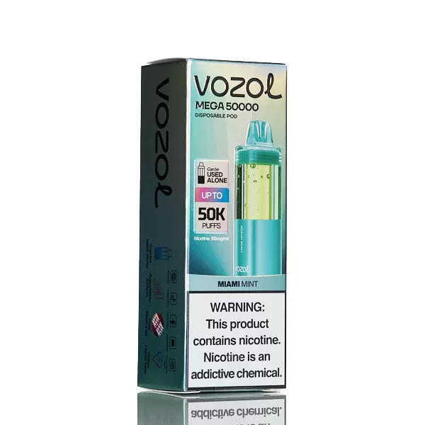 Vozol MEGA 50K 50000 Puffs Disposable Pod - 18mL - Juicy Peach Ice - Image 3