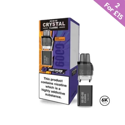 Grape Splash – SKE Crystal CL6000 Pre-filled Pod