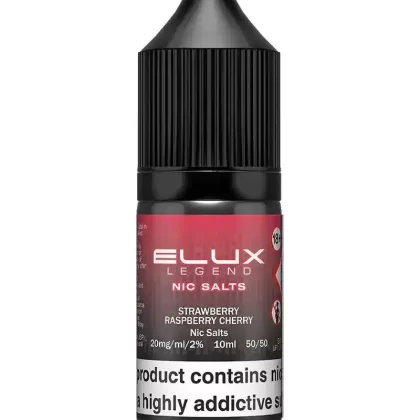 Elux Legend Strawberry Raspberry Cherry Nic Salt Vape Juice