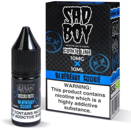 Sadboy Blueberry Cookie Nic Salt Vape Juice - 10 Pack - 20mg