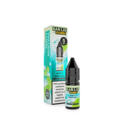 Zeus Juice Bar Liq Minty Menthol Nic Salt E-Liquid 10ml - 10mg
