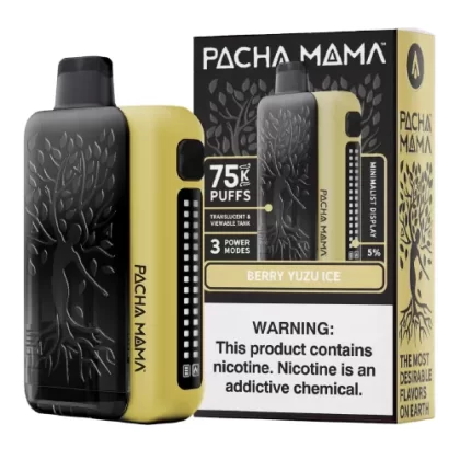 Berry Yuzu Ice Disposable Vape (75000 Puffs) by Pachamama 75K