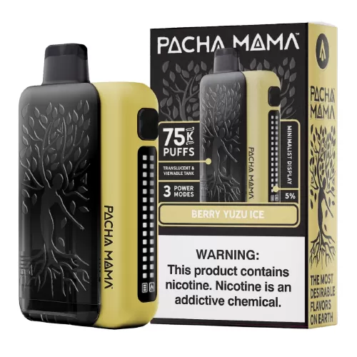 Berry Yuzu Ice Disposable Vape (75000 Puffs) by Pachamama 75K