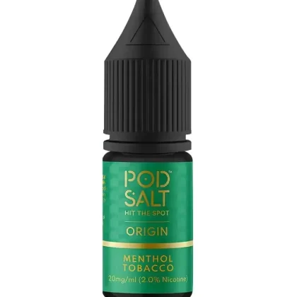 Pod Salt Origin Menthol Tobacco Nic Salt Vape Juice - Strength