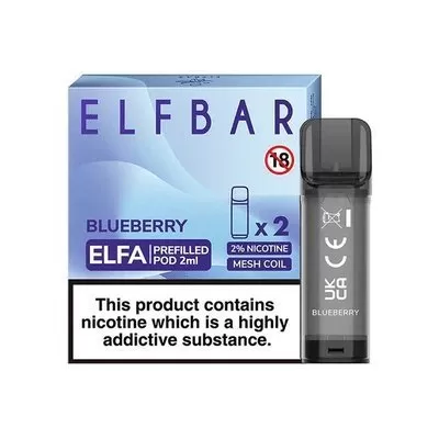 Elf Bar Elfa Replacement Pods (Pack of 2) - Strawberry Ice Cream - Image 3