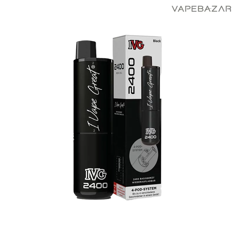 IVG 2400 – 4 Pod System – Device – Black - Image 3