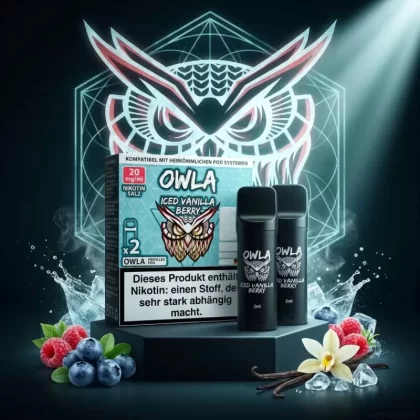 OWLA Pods – Iced Vanilla Berry (2er Pack)