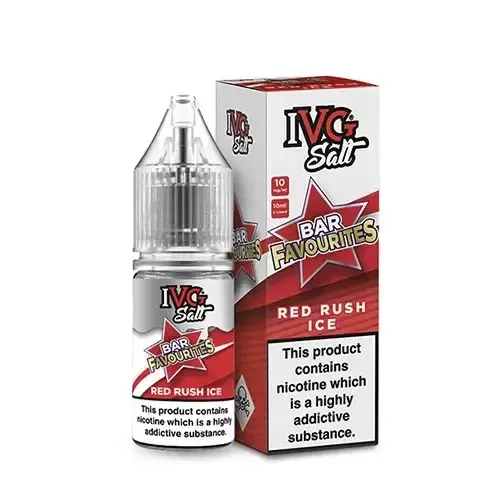 RED RUSH ICE NICOTINE SALT E-LIQUID BY IVG SALT BAR FAVOURITES