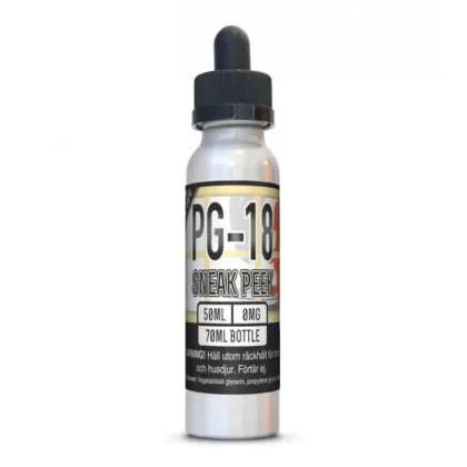 X2O PG-18 Sneak Peak Shortfill – vape juice utan nikotin - 0 mg / X2O / No / 50ml / 18/82