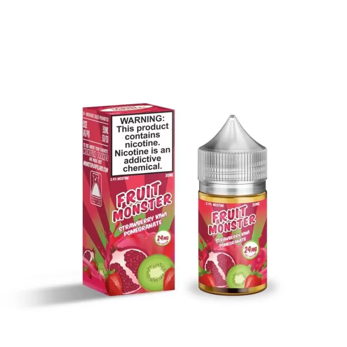 Fruit Monster Salt Strawberry Kiwi Pomegranate eJuice | 30mL - Vape Product; Vape Product, Vape Product; Monster Vape Labs