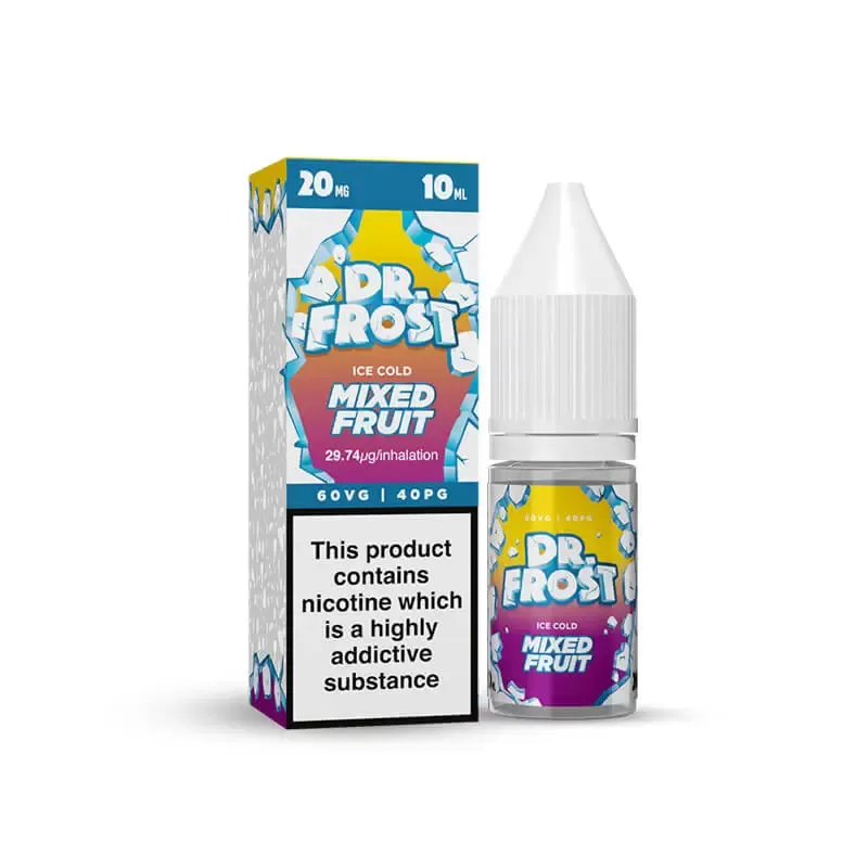 Dr Frost Mixed Fruit Ice Nic Salt E-Liquid - Vapestreams Co