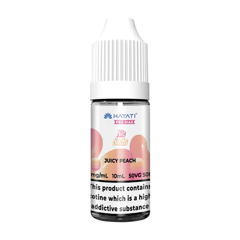 Juicy Peach Nic Salt by Hayati Pro Max 10ml - 10mg - Vape Product