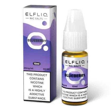 Blueberry By Elfbar Elfliq Nic Salt 10ml - 20mg