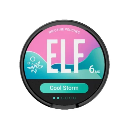 Elf Bar Elf Cool Storm Nicotine Pouches - 6mg