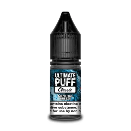 Ultimate Puff Classic Menthol Breeze 10ml Vape Juice - 10 Pack - Strength 6mg