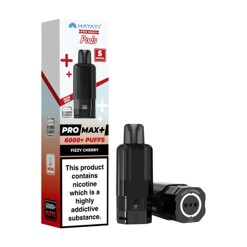 Fizzy Cherry Hayati Pro Max+ Refill Pack - Vapeshop Co - Image 3