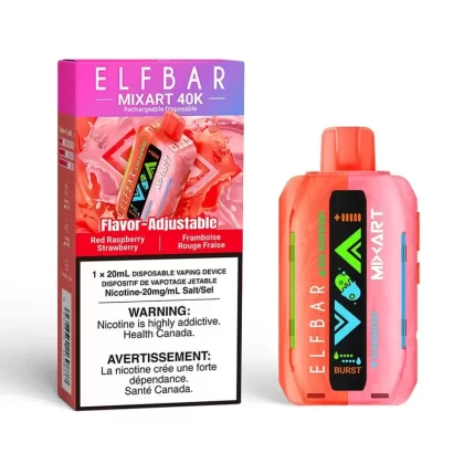 Elf bar 40k Mixart – Red raspberry Strawberry