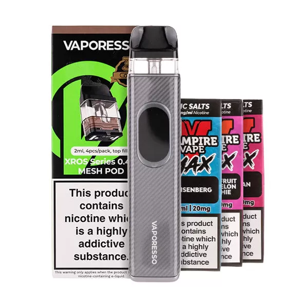 Vaporesso XROS 6 Pod Kit Bundle - Slate Black / 1.2ohm - Image 3