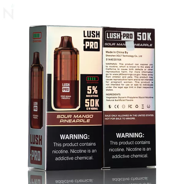 Lush Pro 50K 50000 Puffs Disposable Pods - Honeydew Watermelon Cantaloupe - Image 3