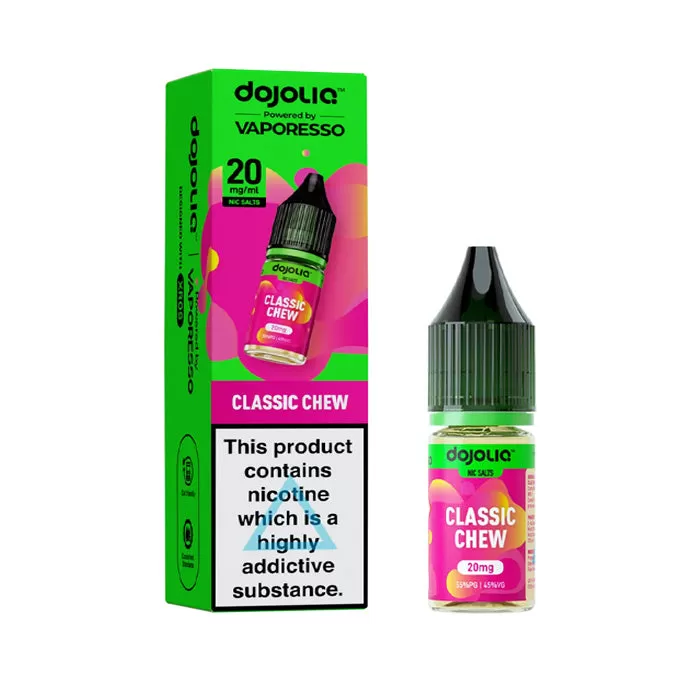Classic Chew Nic Salt E-Liquid by Vaporesso Dojoliq - 10 mg - Medium Strength