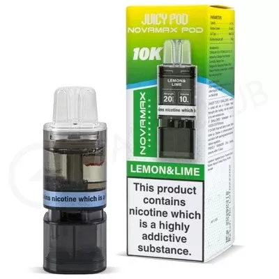 Lemon & Lime Juicy Pod Novamax 10K Refill Pack