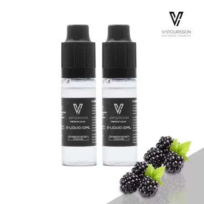 Vapoursson e-Liquid – Blackberry 0mg 10ml Bottle x 2 Pack | Cigee