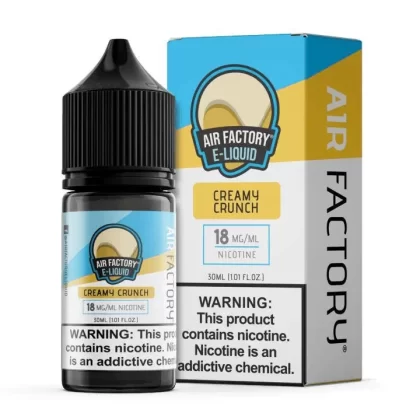 Sale $11.00 – Creamy Crunch by Air Factory Salt eJuice 30mL