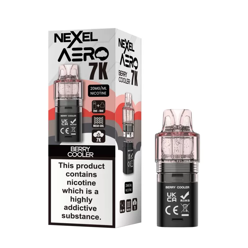 Nexel Aero 7K Puffs Prefilled Pods - Pink Lemonade