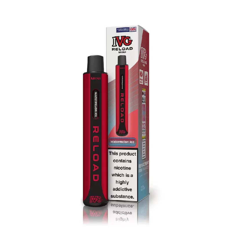 IVG Reload Mini Starter Kit - Nicotine Strength#20mg~Flavour#Blue Razz Cherry>Blue Razz Soda>Blue Raspberry Ice>Cherry Ice>Classic Menthol>Fizzy Cherry>Grape Ice>Kiwi Passionfruit Guava>Lemo