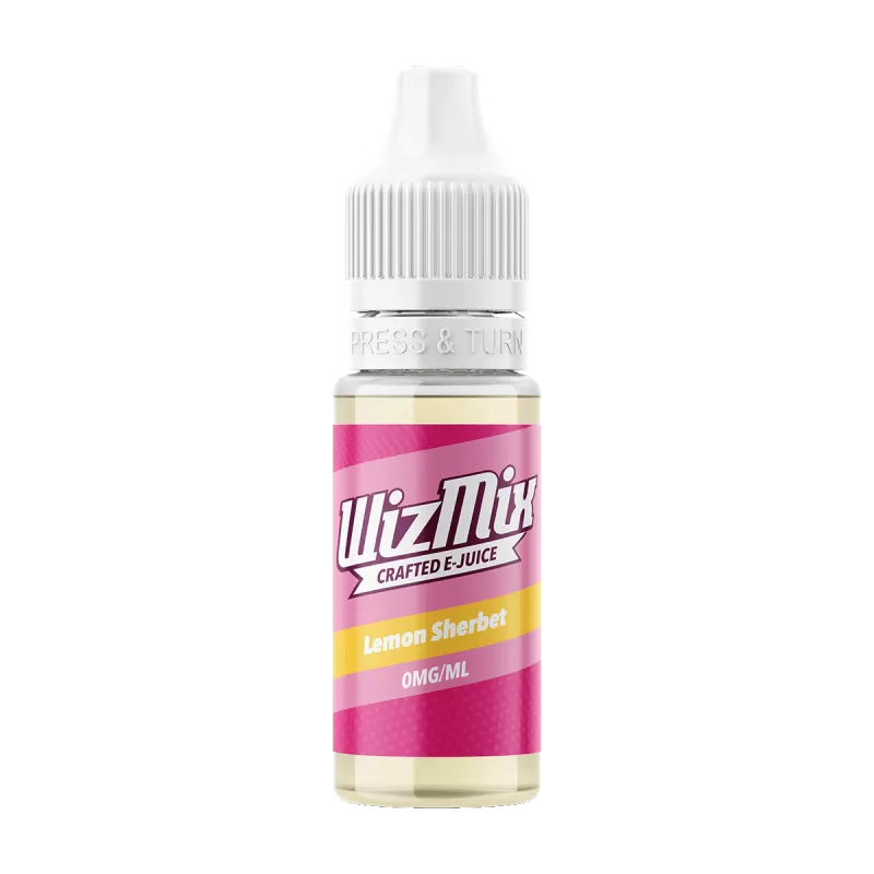 WizMix Lemon Sherbet - 10ml - 0mg - Vape Product
