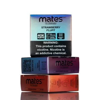 7 Daze Clickmate Mates Max Recharge 5% Nic - Summer Edition - Strawberry Kiwi Squeez